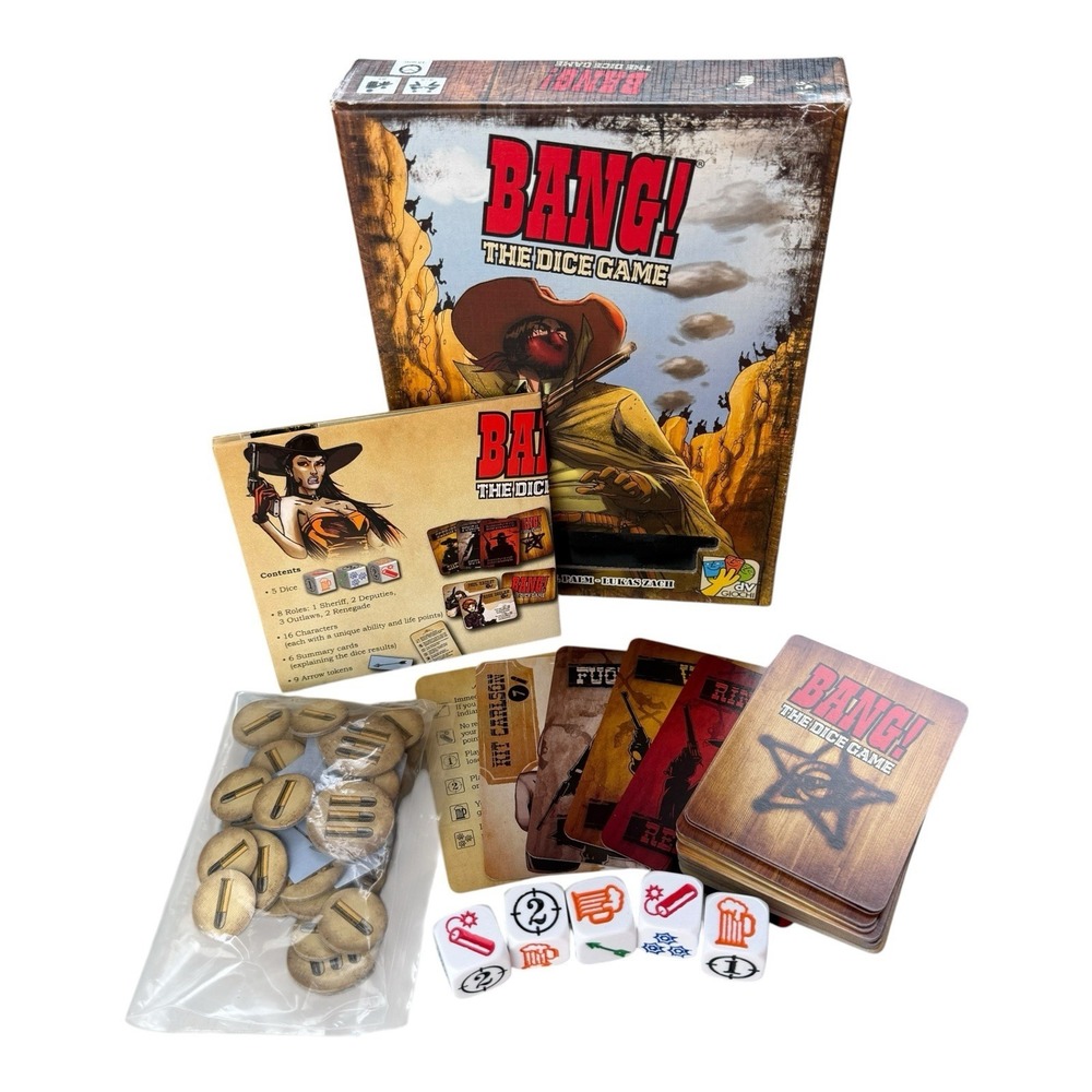 Bang! The Dice Game Complete 2019 Wild West Sheriff Outlaw